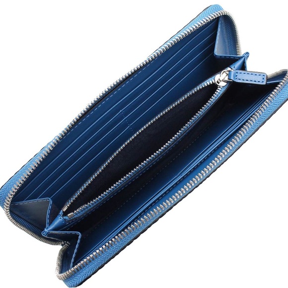 NEW MCM Color Visetos Large Zip Wallet Black - Picture 3 of 8